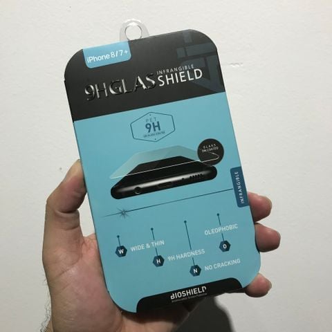 Kính Cường Lực Iphone 7/8 Plus Bioshield Korea 100% Ko Bể, Cảm Ứng Mượt