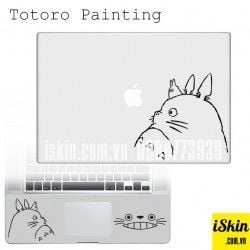 Miếng Dán Skin Trang Trí Macbook Pro Air Retina Hình Totoro Dễ Thương