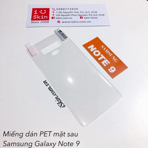 Miếng Dán Chống Trầy Mặt Sau Samsung Galaxy Note 9 Cao Cấp