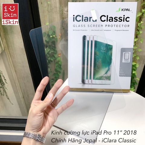 Kính Cường Lực IPAD PRO 11 INCH 2018 JCPAL ICLARA CLASSIC Chính Hãng