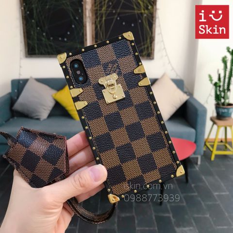 Ốp Lưng Iphone X LV Dạng Box Có Dây Đeo Thời Trang Rất Đẹp