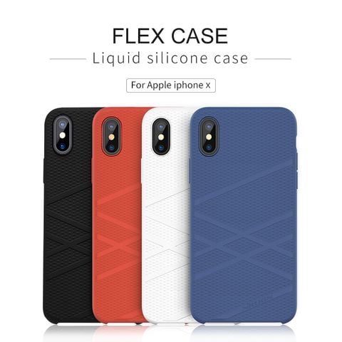 Ốp Lưng Iphone X Nillkin Flex Chính Hãng (Giống Apple Case)
