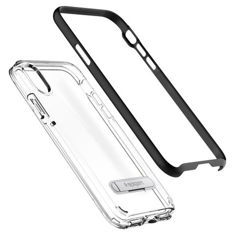 Ốp Lưng Iphone X Spigen Crystal Hybrid Chính Hãng SGP USA