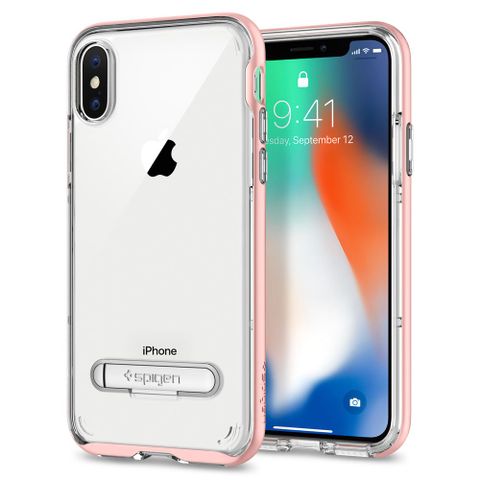 Ốp Lưng Iphone X Spigen Crystal Hybrid Chính Hãng SGP USA