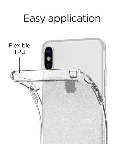 Ốp Lưng Iphone X Spigen Liquid Crystal Glitter Chính Hãng SGP USA