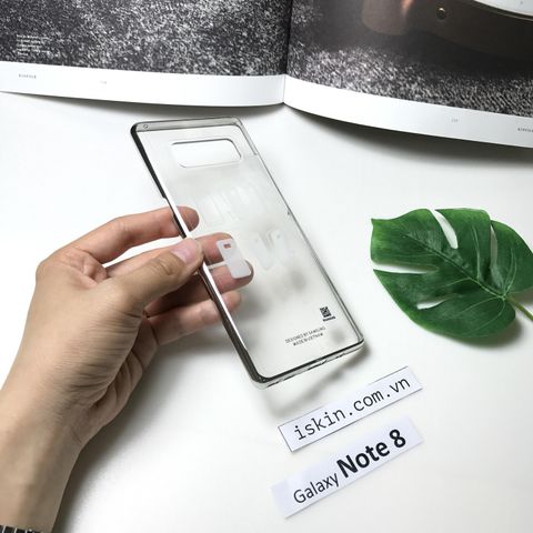 Ốp Lưng Samsung Galaxy Note 8 Chính Hãng Samsung Trong Suốt Viền Xi Màu