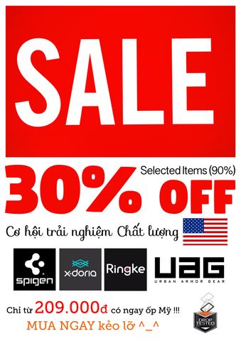 SALE 30% Ốp Lưng USA