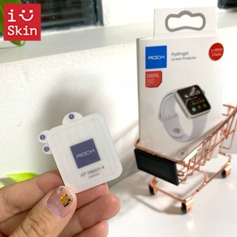 Kính Cường Lực Apple Watch Serie 4 Rock Hydrogel Gel Full Viền Chính Hãng Chuẩn Đẹp