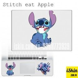 Miếng Dán Skin Trang Trí Macbook Pro Air Retina Hình Stitch Ăn Táo Đẹp