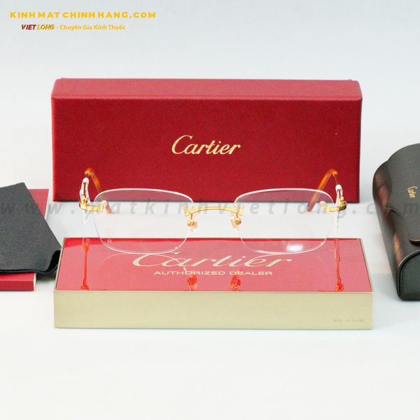  GỌNG KÍNH CARTIER CT0050O-001 53-20 
