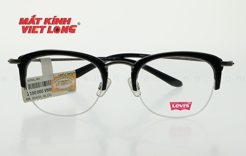  GỌNG KÍNH LEVIS LS04024-C01-BLK 48-20 