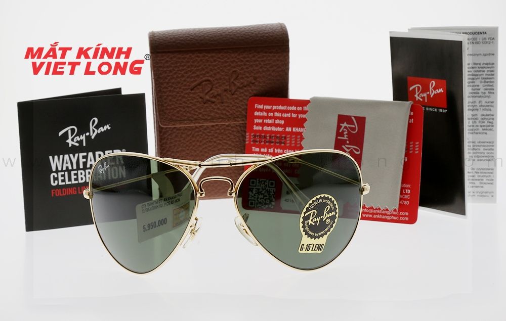  KÍNH MÁT RAYBAN RB3479-001 58-14 