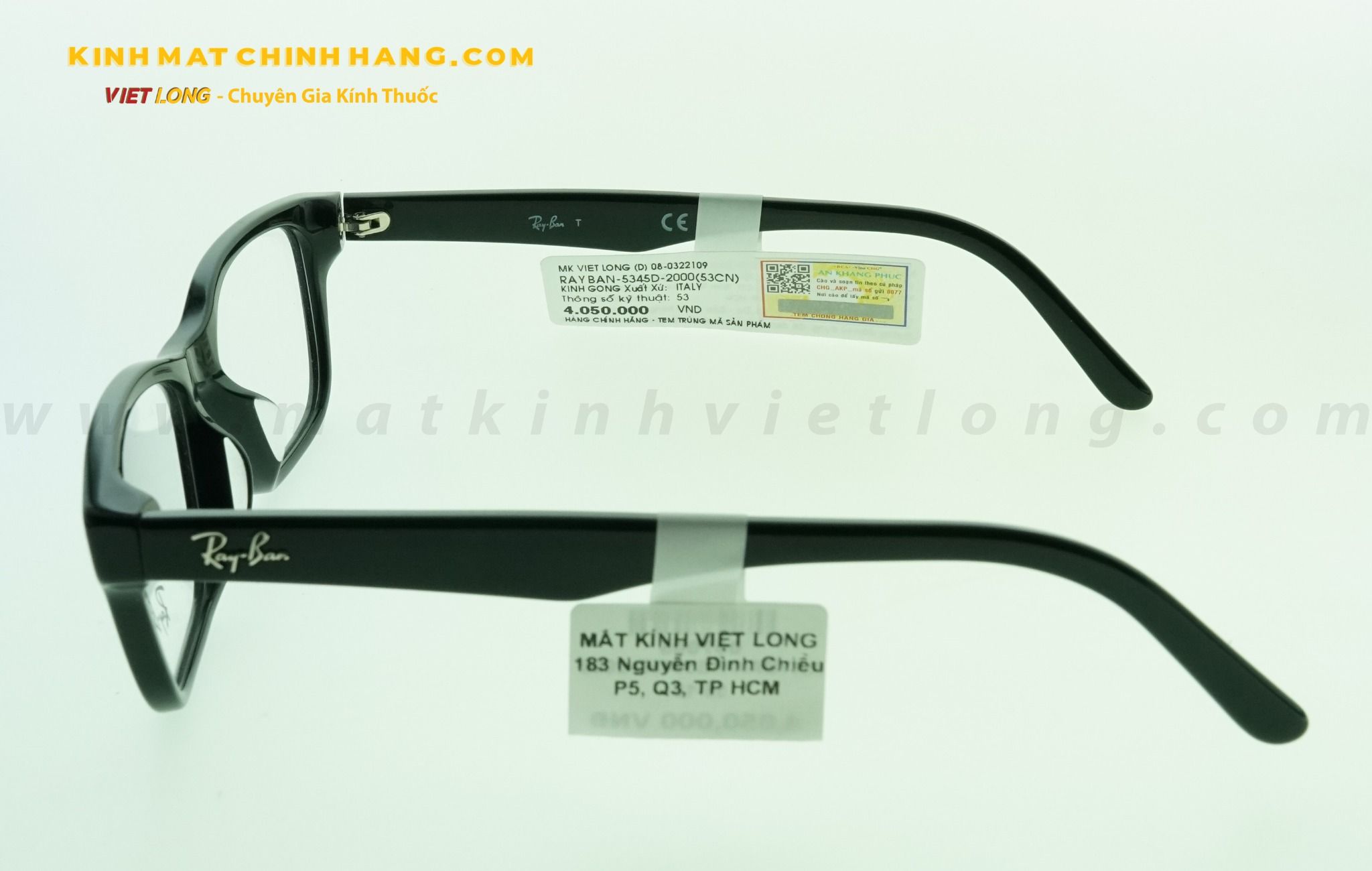  GỌNG KÍNH RAYBAN RB5345D-2000 53-18 