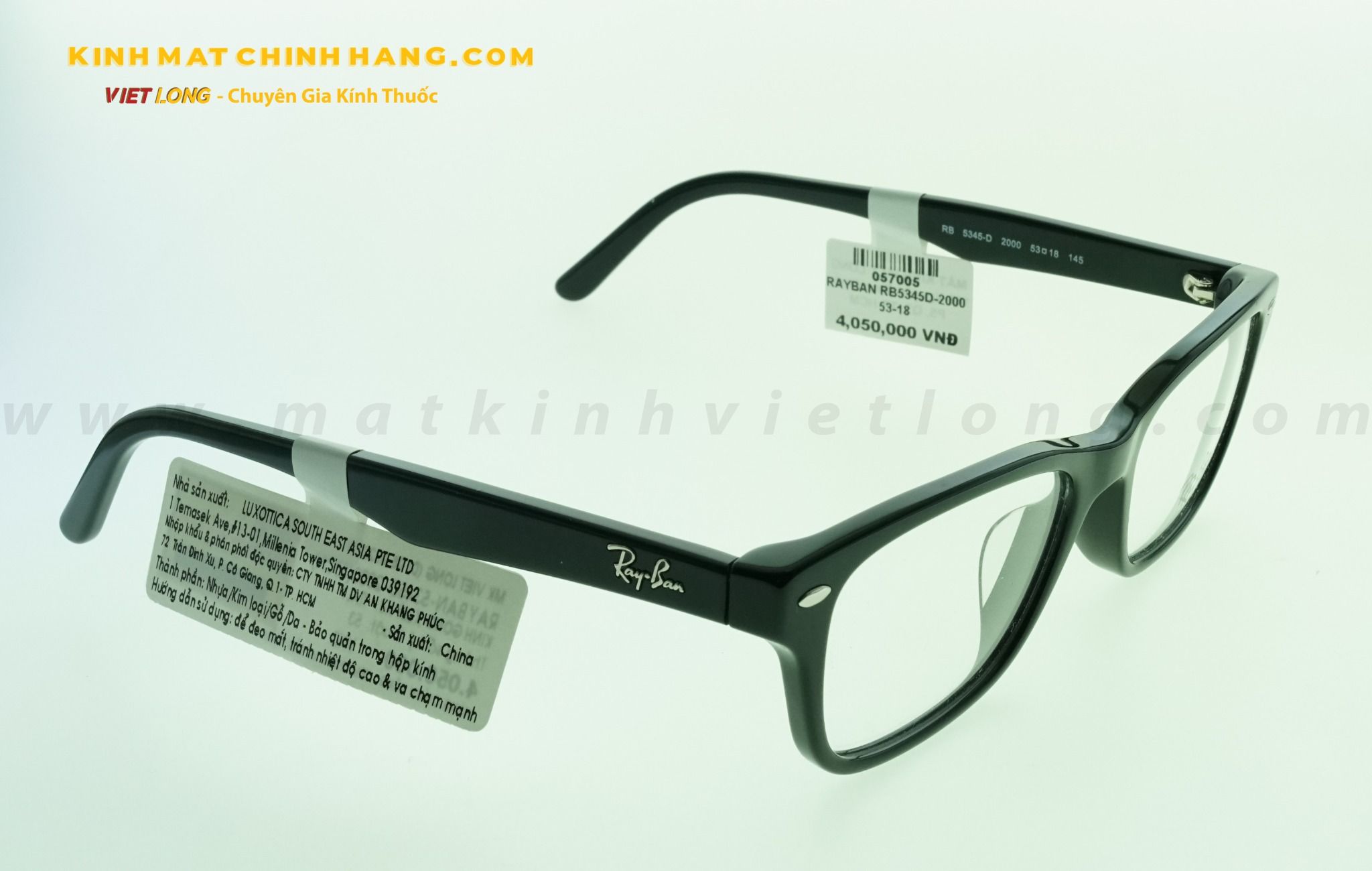  GỌNG KÍNH RAYBAN RB5345D-2000 53-18 