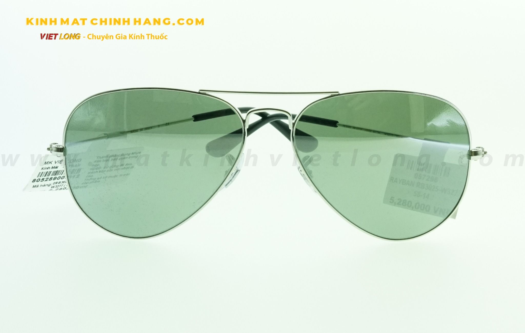  KÍNH MÁT RAYBAN RB3025-W3277 58-14 