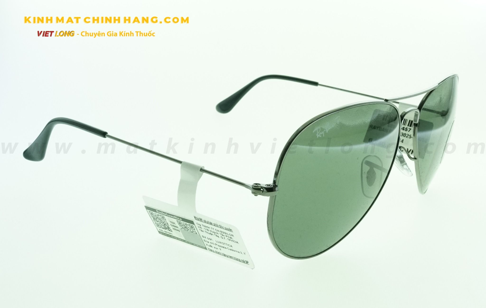  KÍNH MÁT RAYBAN RB3025-004/58 62-14 