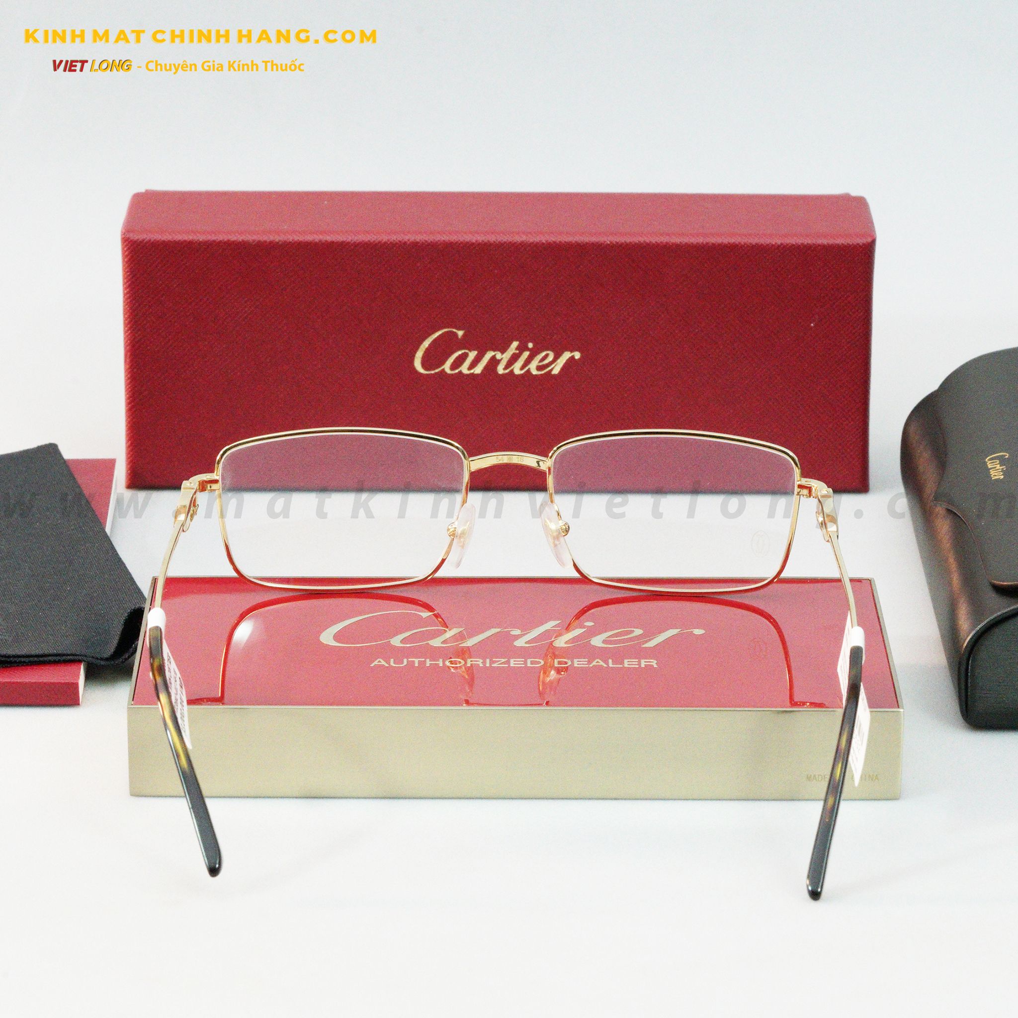  GỌNG KÍNH CARTIER CT0369O-002 54-18 