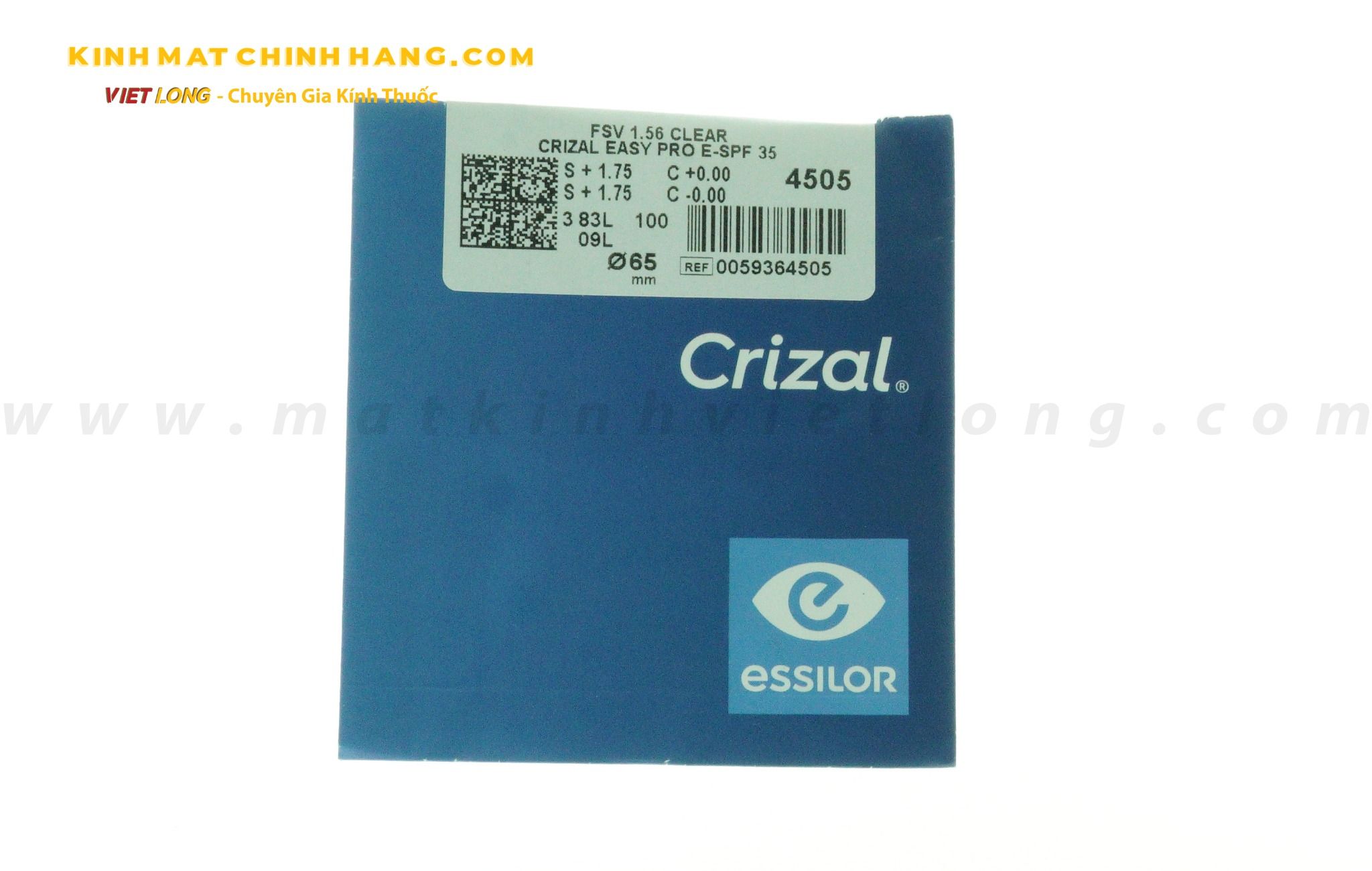  TRÒNG ESSILOR CRIZAL EASY PRO 1.56 