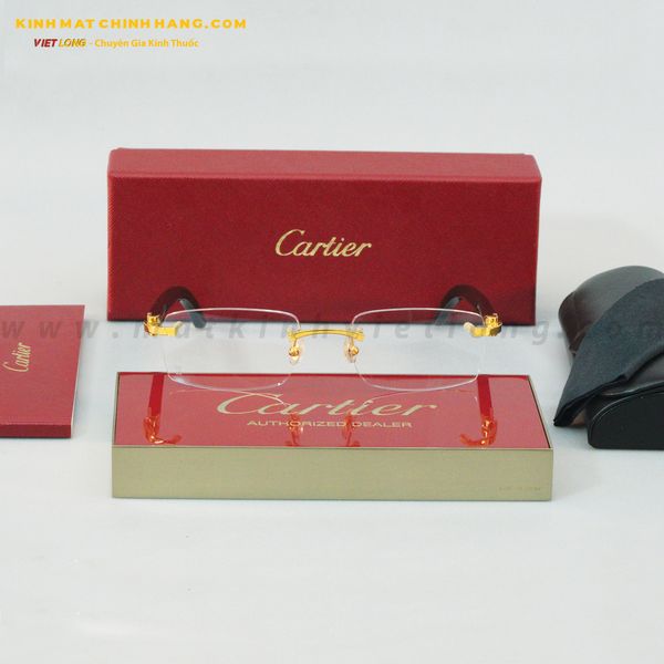  GỌNG KÍNH CARTIER CT0049O-001 53-18 