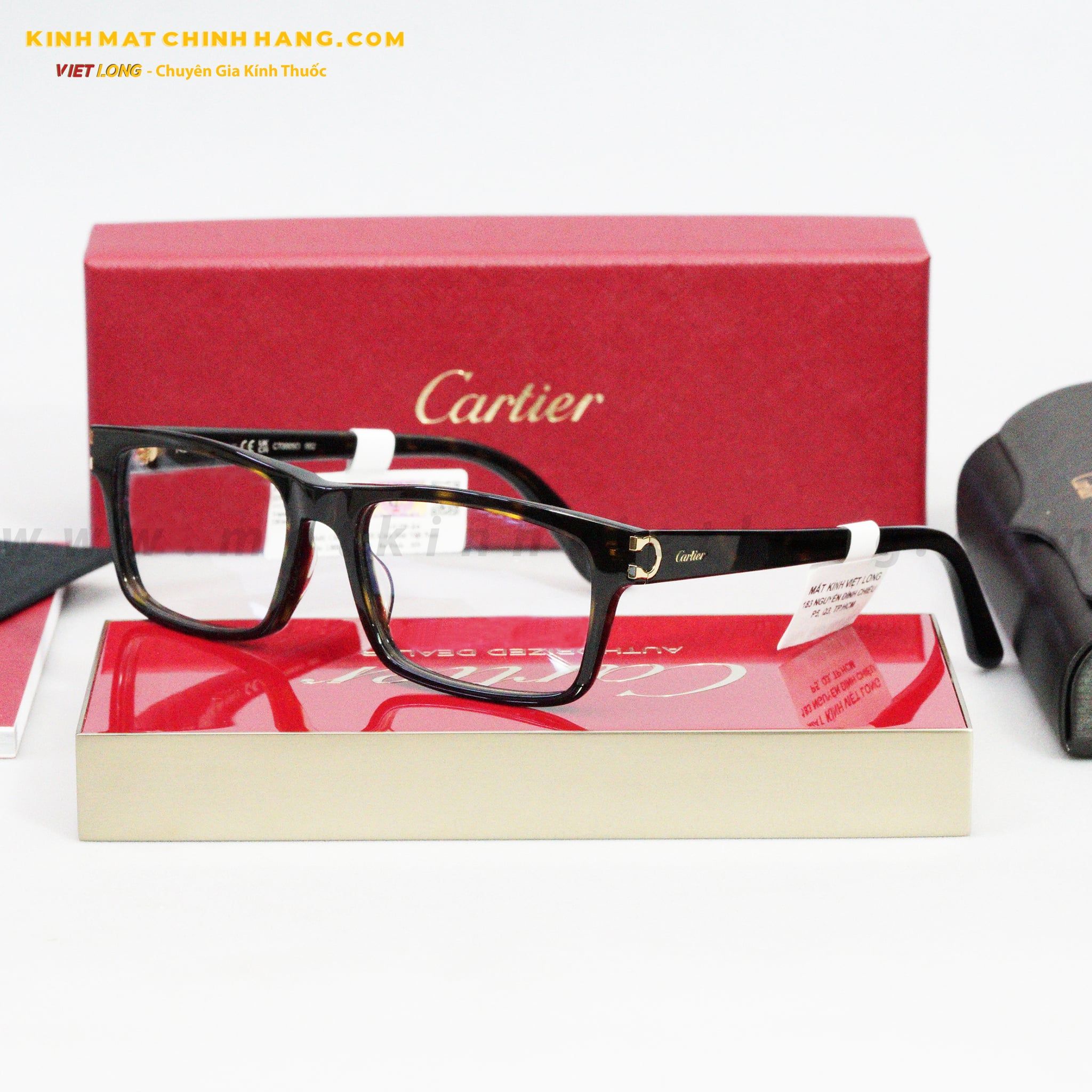  GỌNG KÍNH CARTIER CT0005O-002 55-17 