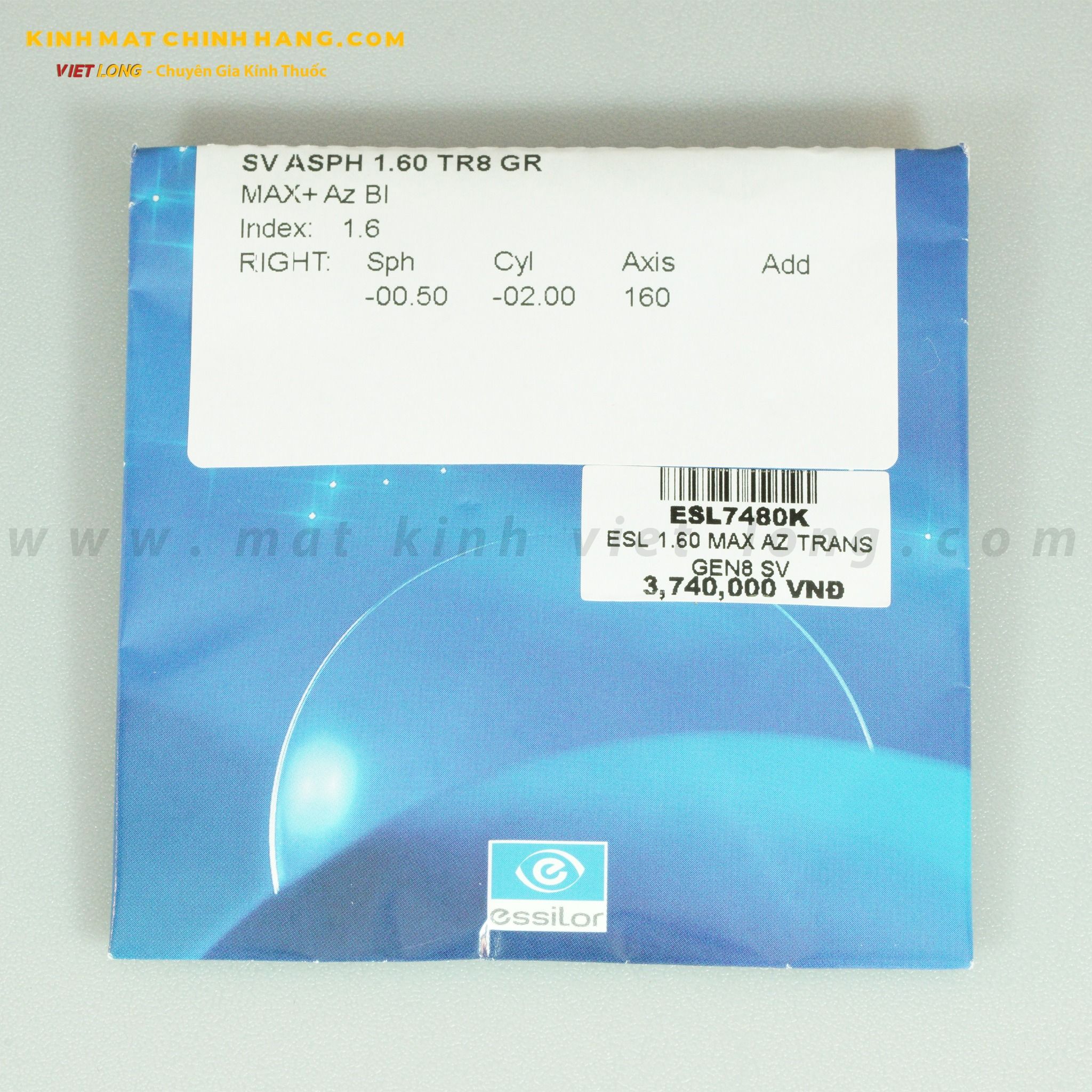  TRÒNG ESL 1.60 MAX AZ TRANS GEN8 SV 