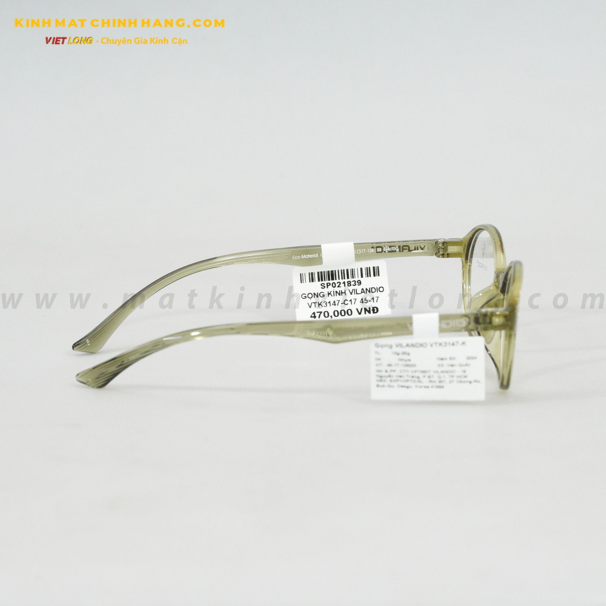  GỌNG KÍNH VILANDIO VTK3147-C17 45-17 