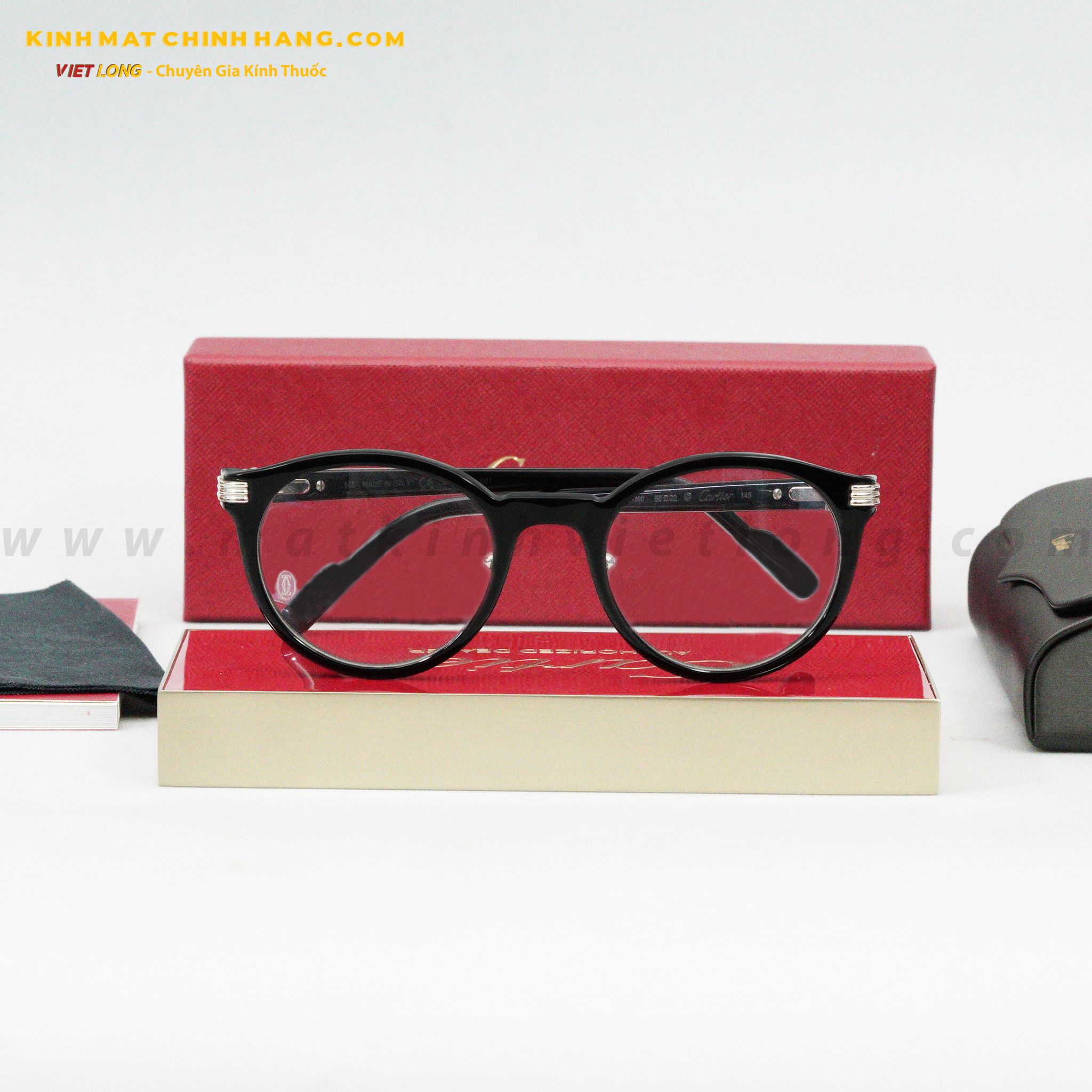  GỌNG KÍNH CARTIER CT0312O-001 50-22 