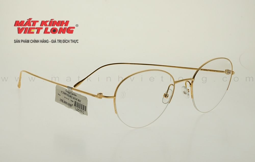  GỌNG KÍNH CARTIER CT0093O-002-B34C80F 