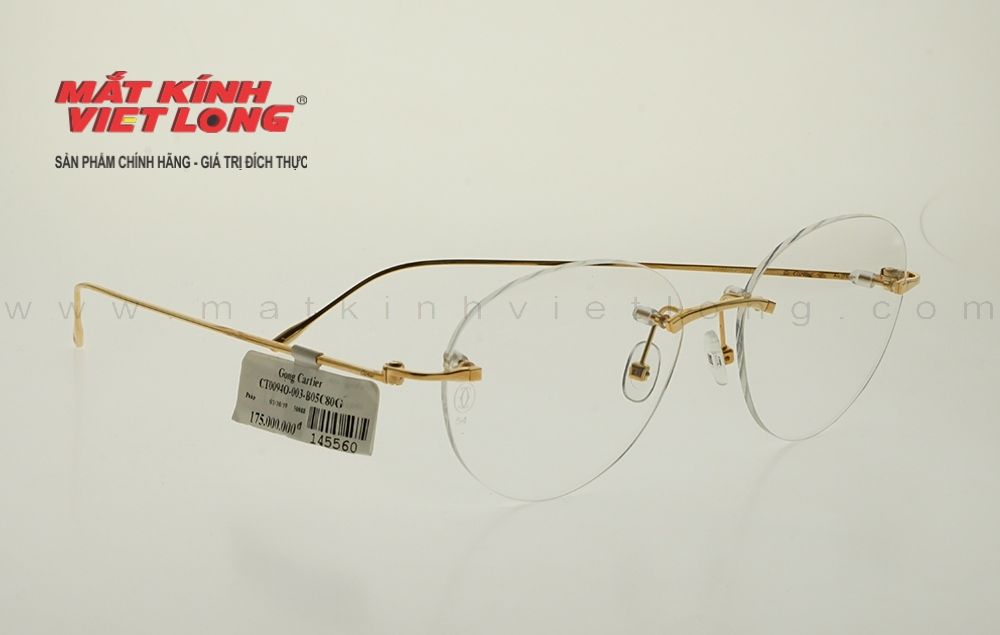  GỌNG KÍNH CARTIER CT0094O-003-B05C80G 