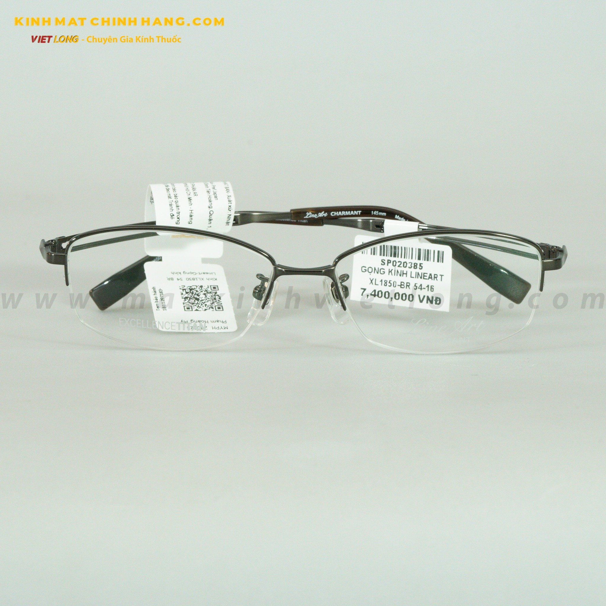  GỌNG KÍNH LINEART XL1850-BR 54-16 