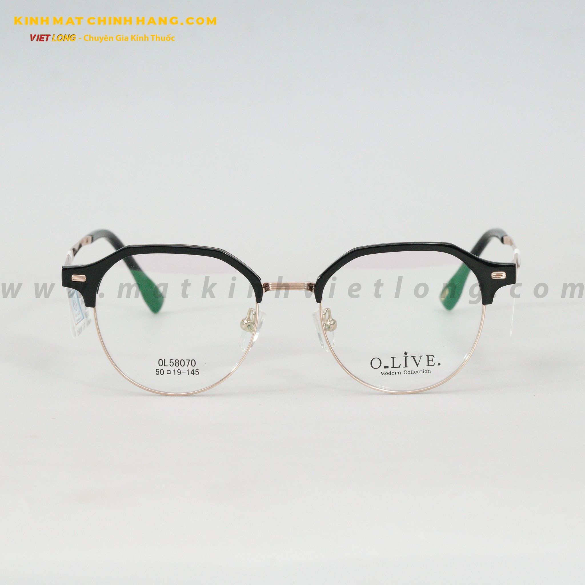  GỌNG KÍNH OLIVE MS-58070-C18 50-19 