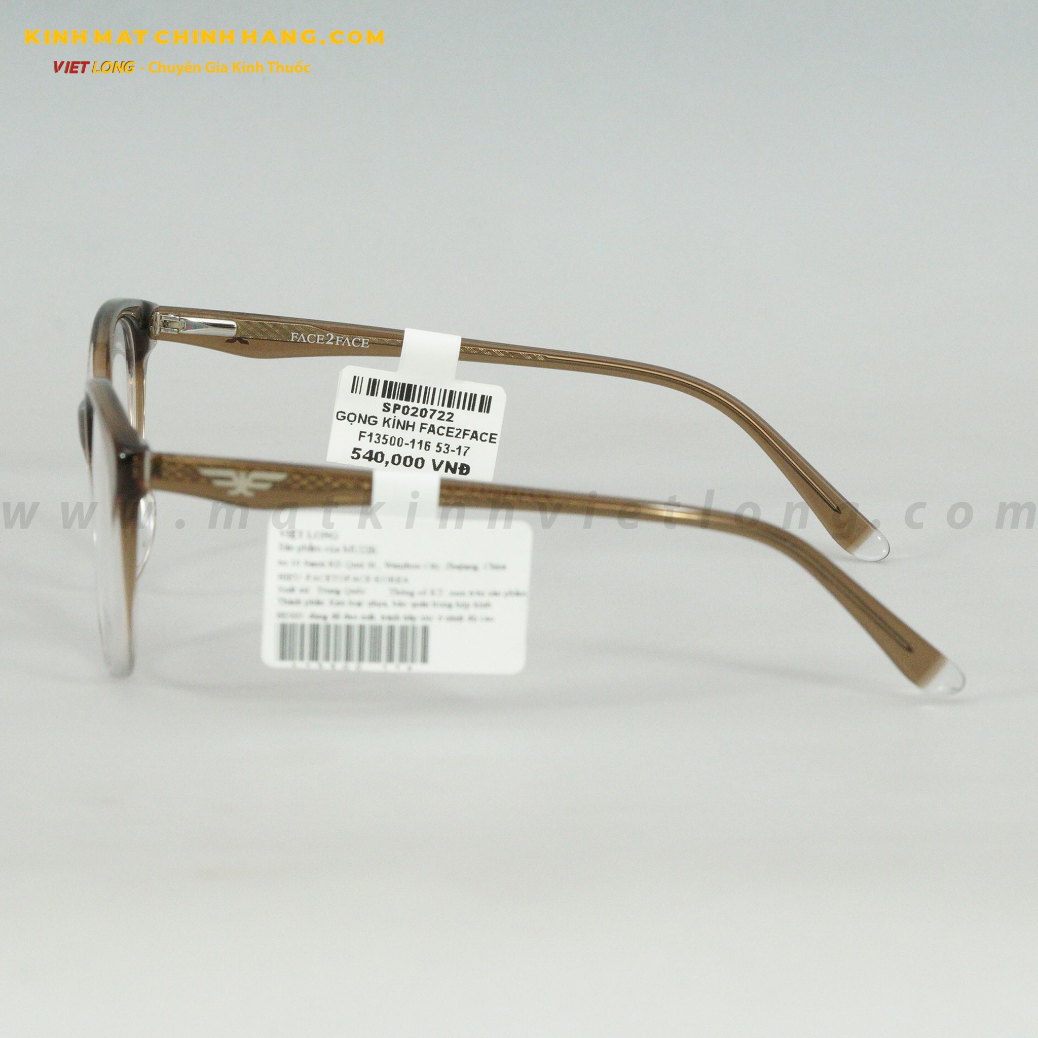  GỌNG KÍNH FACE2FACE F13500-116 53-17 