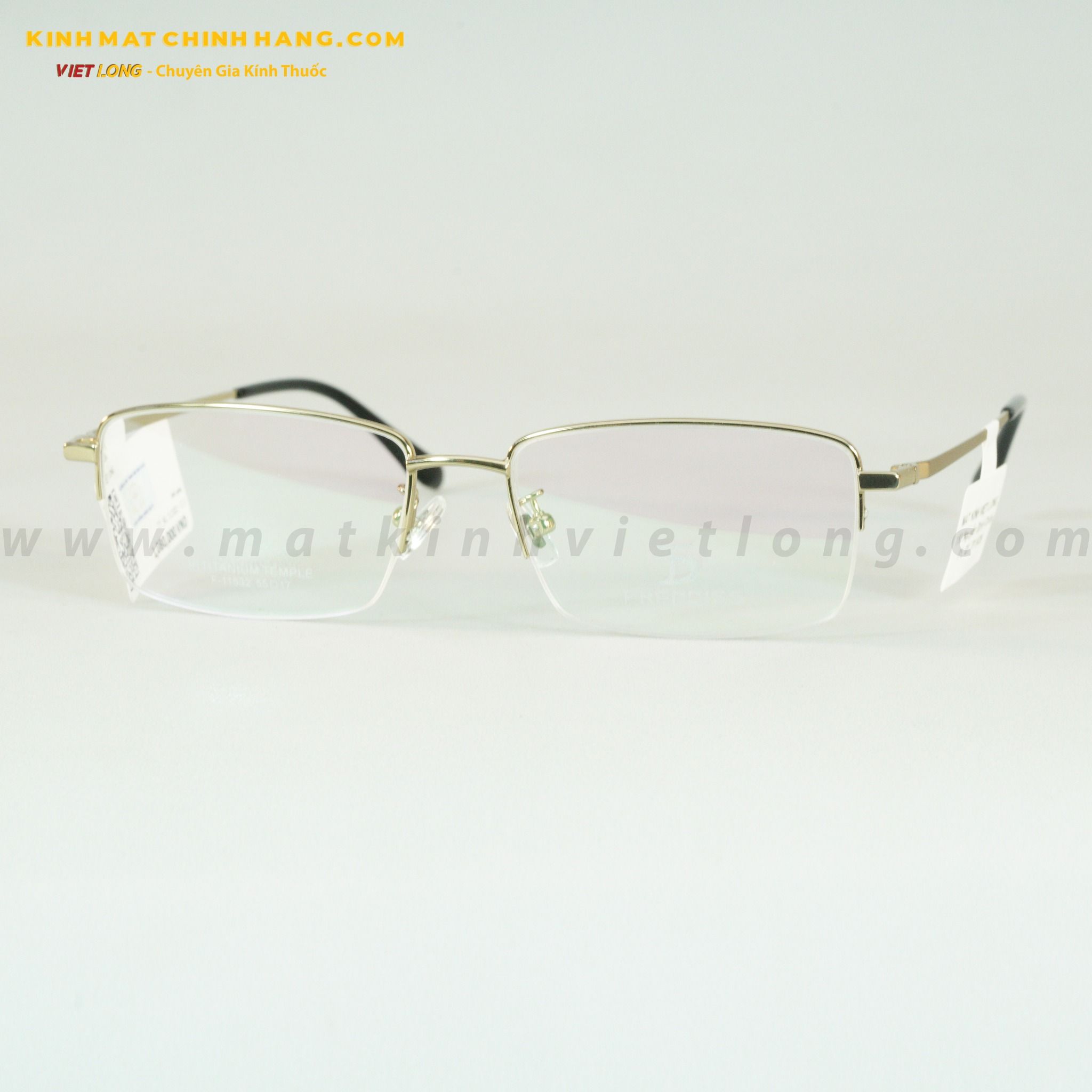  GỌNG KÍNH ONE WAY TITANIUM F11532-C1 55-17 