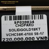  GỌNG KÍNH CHOPARD SOLID GOLD 18KT VCHC59K-0100 56-17 