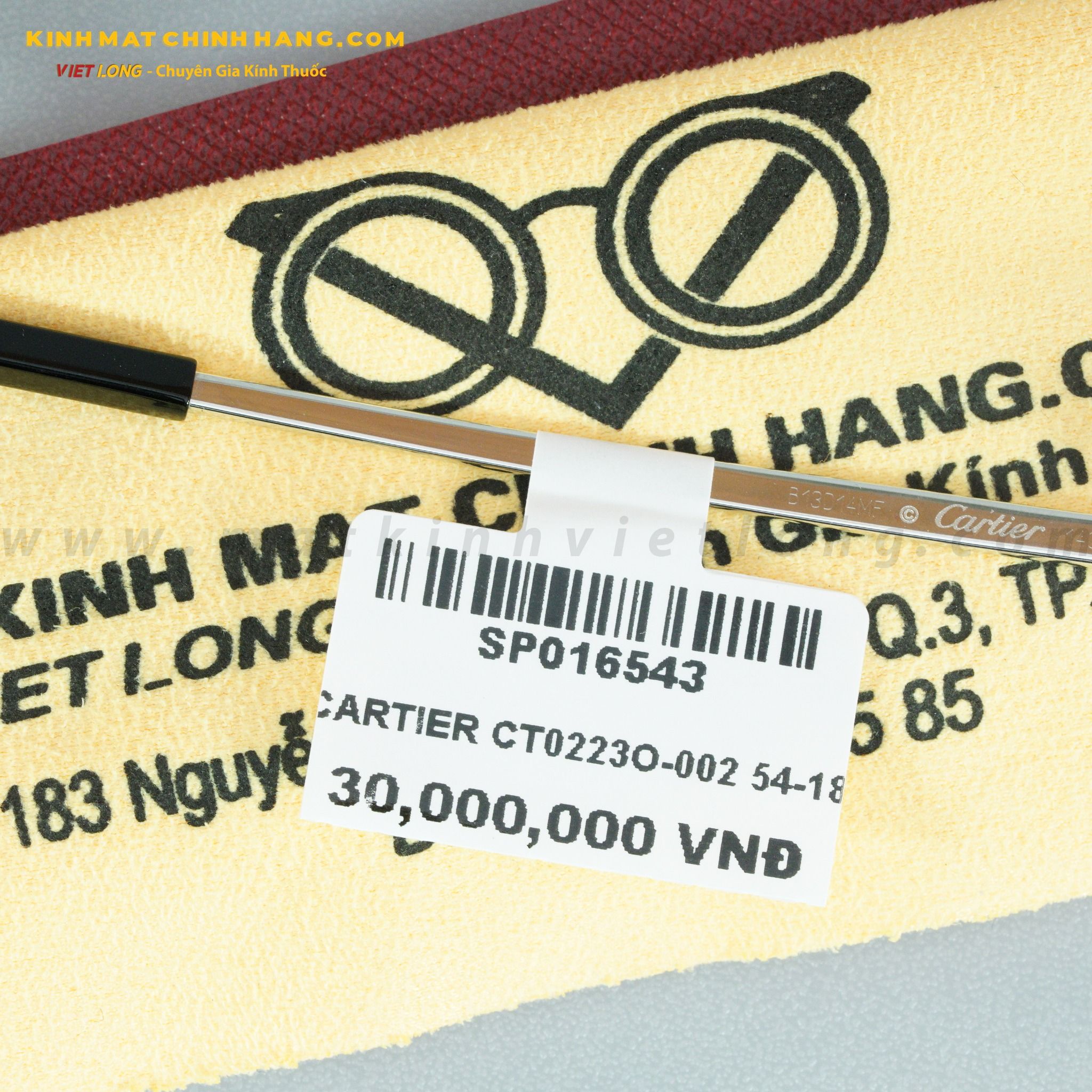  GỌNG KÍNH CARTIER CT0223O-002 54-18 