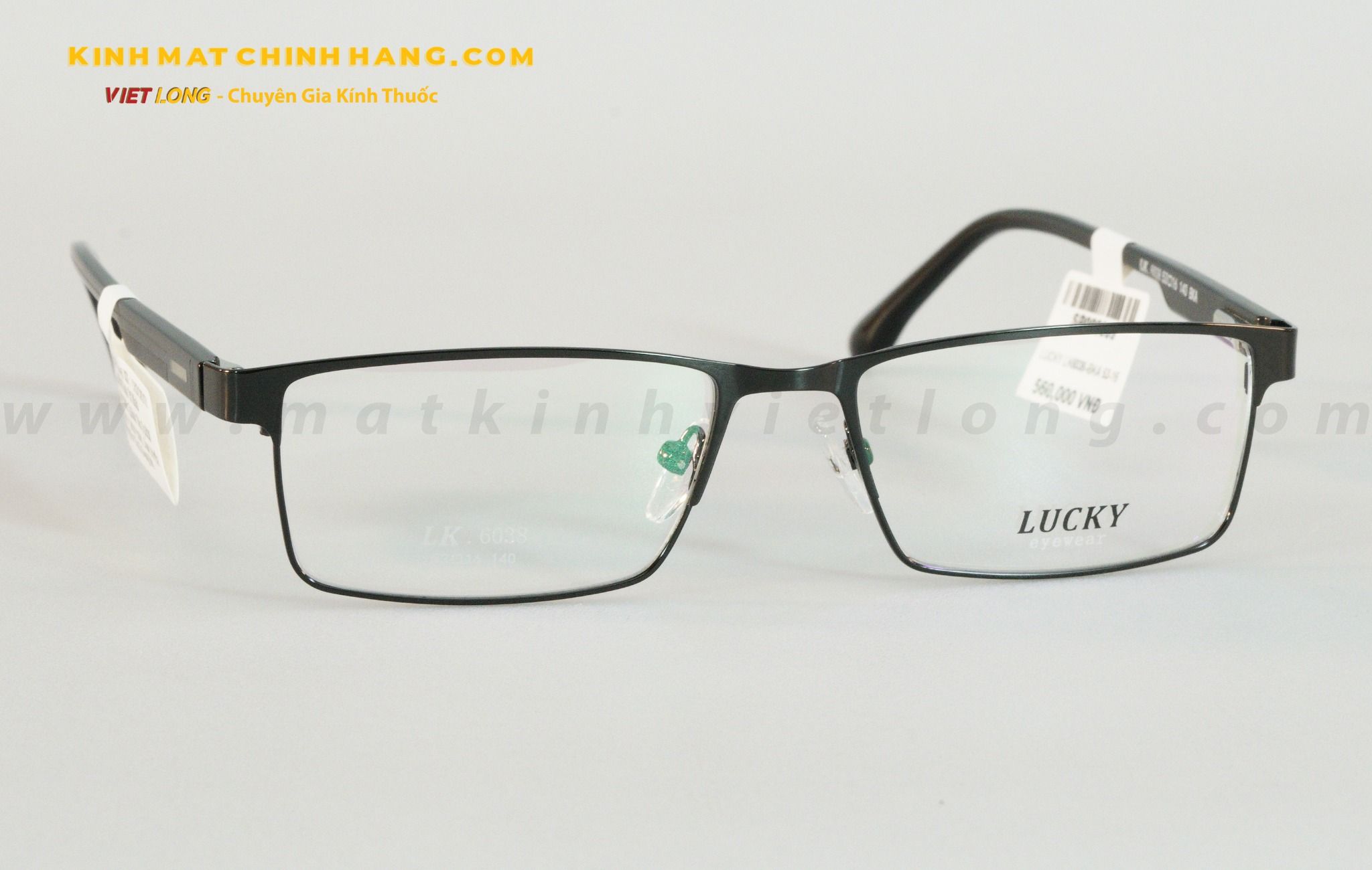  GỌNG KÍNH LUCKY LK6038-BKA 53-16 