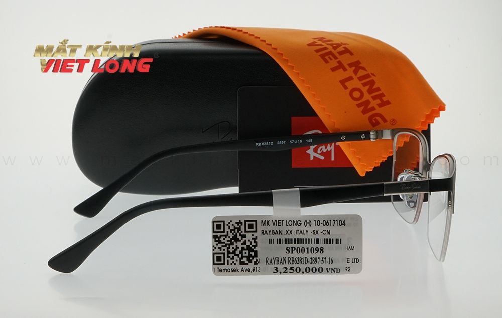  GỌNG KÍNH RAYBAN RB6381D-2897 57-16 