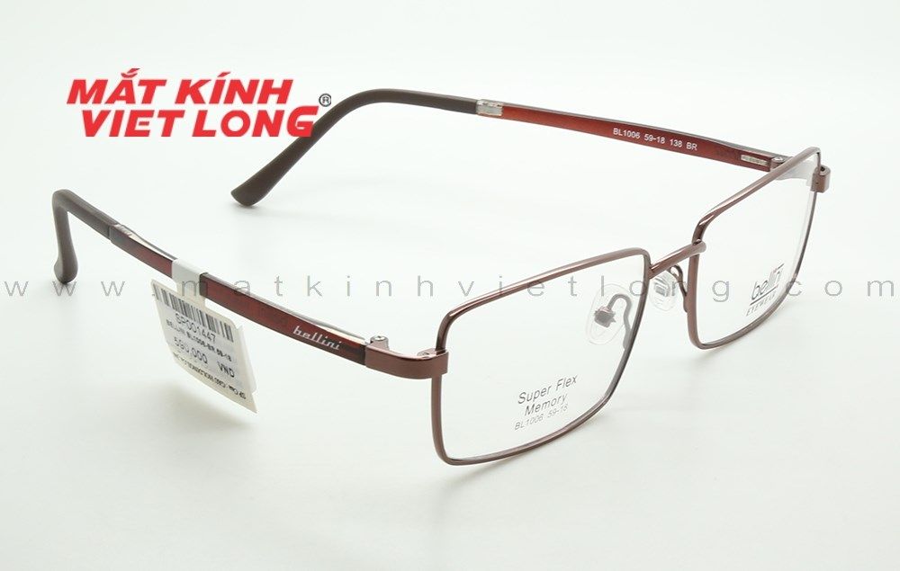  GỌNG KÍNH BELLINI BL1006-BR 59-18 