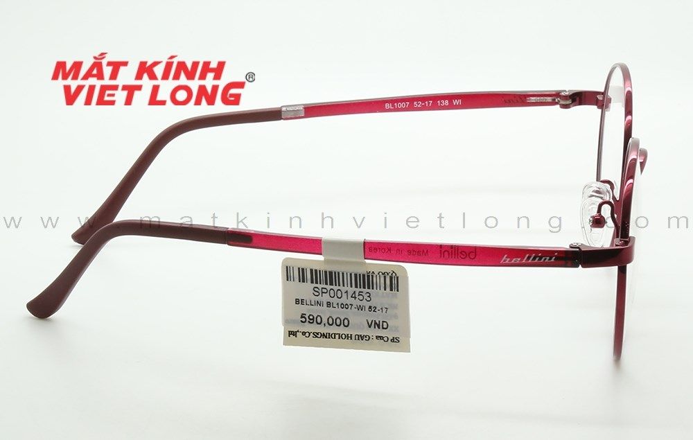  GỌNG KÍNH BELLINI BL1007-WI 52-17 