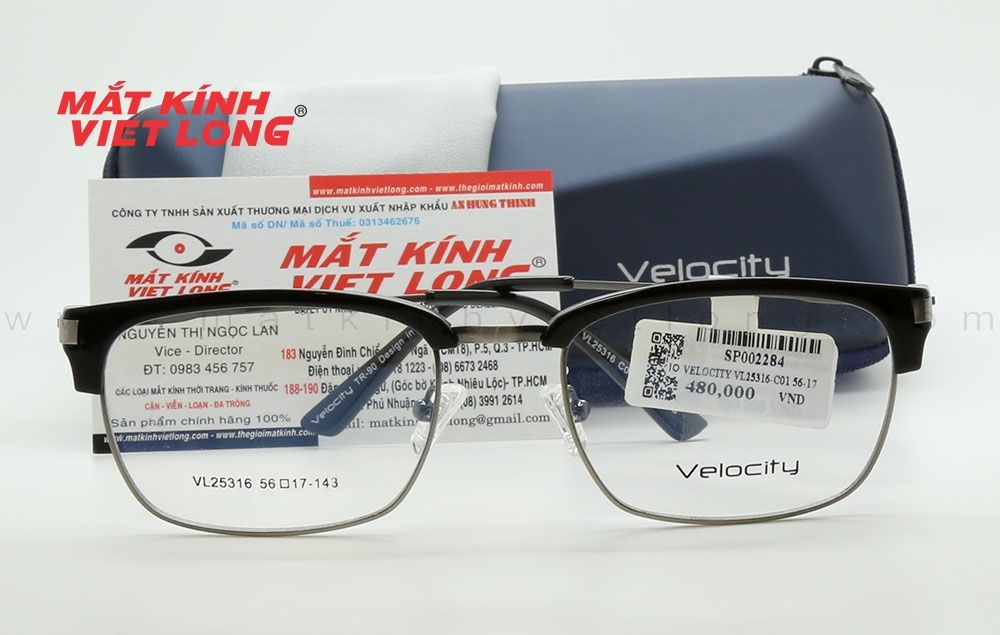  GỌNG KÍNH VELOCITY VL25316-C01 56-17 