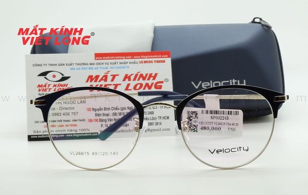  GỌNG KÍNH VELOCITY VL26615-C04 49-20 