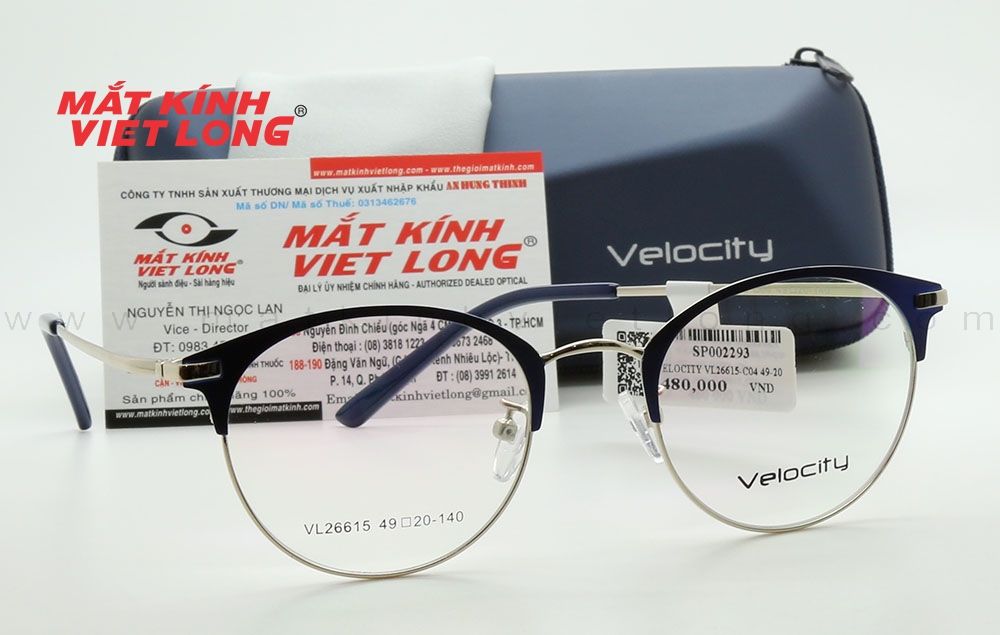  GỌNG KÍNH VELOCITY VL26615-C04 49-20 