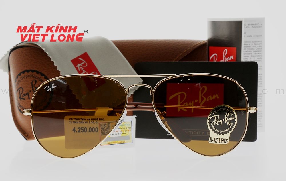  KÍNH MÁT RAYBAN RB3025-001/33 58-14 