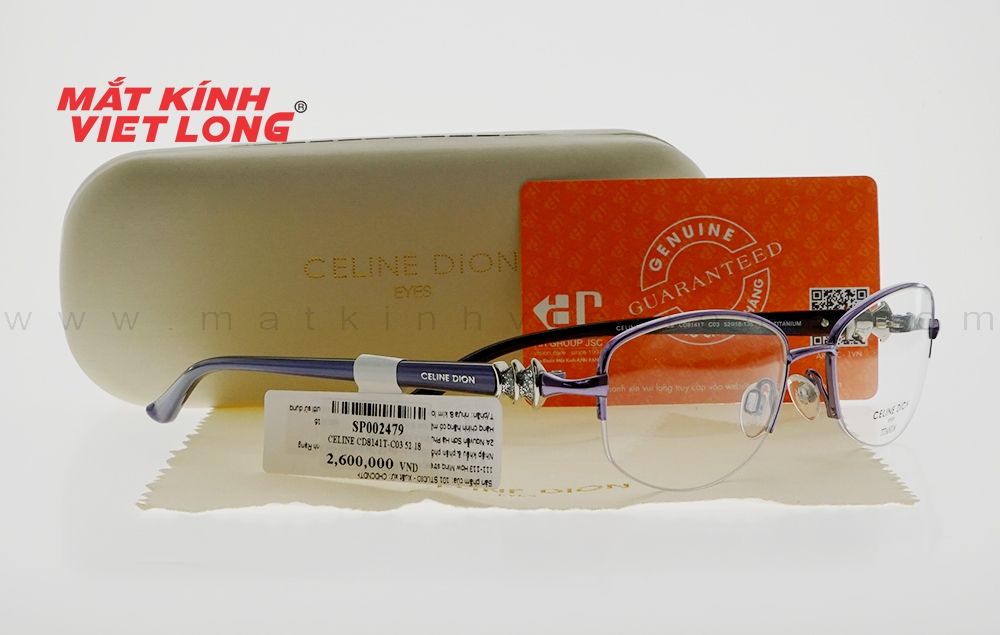  GỌNG KÍNH CELINE CD8141T-C03 52-18 