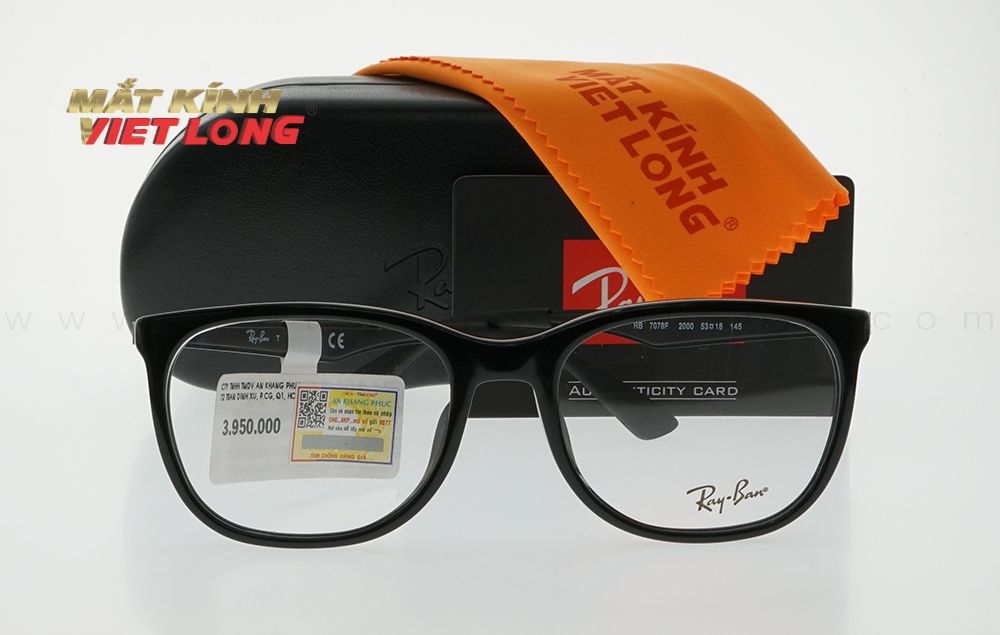  GỌNG KÍNH RAYBAN RB7078F-2000 53-18 