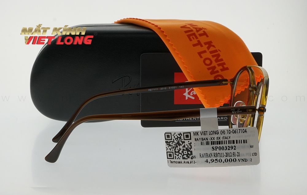  GỌNG KÍNH RAYBAN RB7111-2012 51-21 