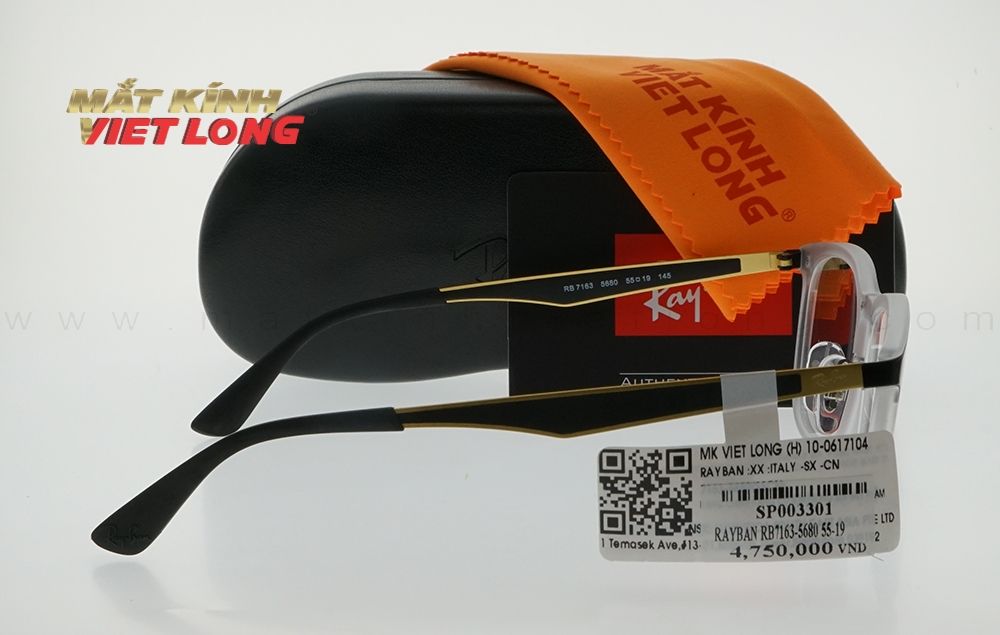  GỌNG KÍNH RAYBAN RB7163-5680 55-19 