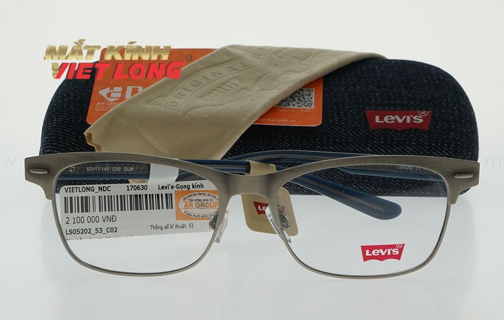  GỌNG KÍNH LEVIS LS05202-C02 GUN 53-17 