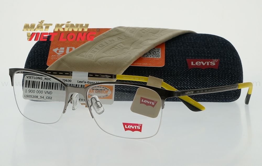  GỌNG KÍNH LEVIS LS05208-C02 GUN 54-17 