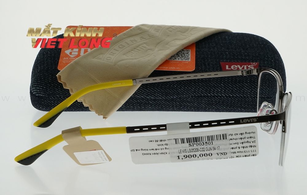  GỌNG KÍNH LEVIS LS05208-C02 GUN 54-17 